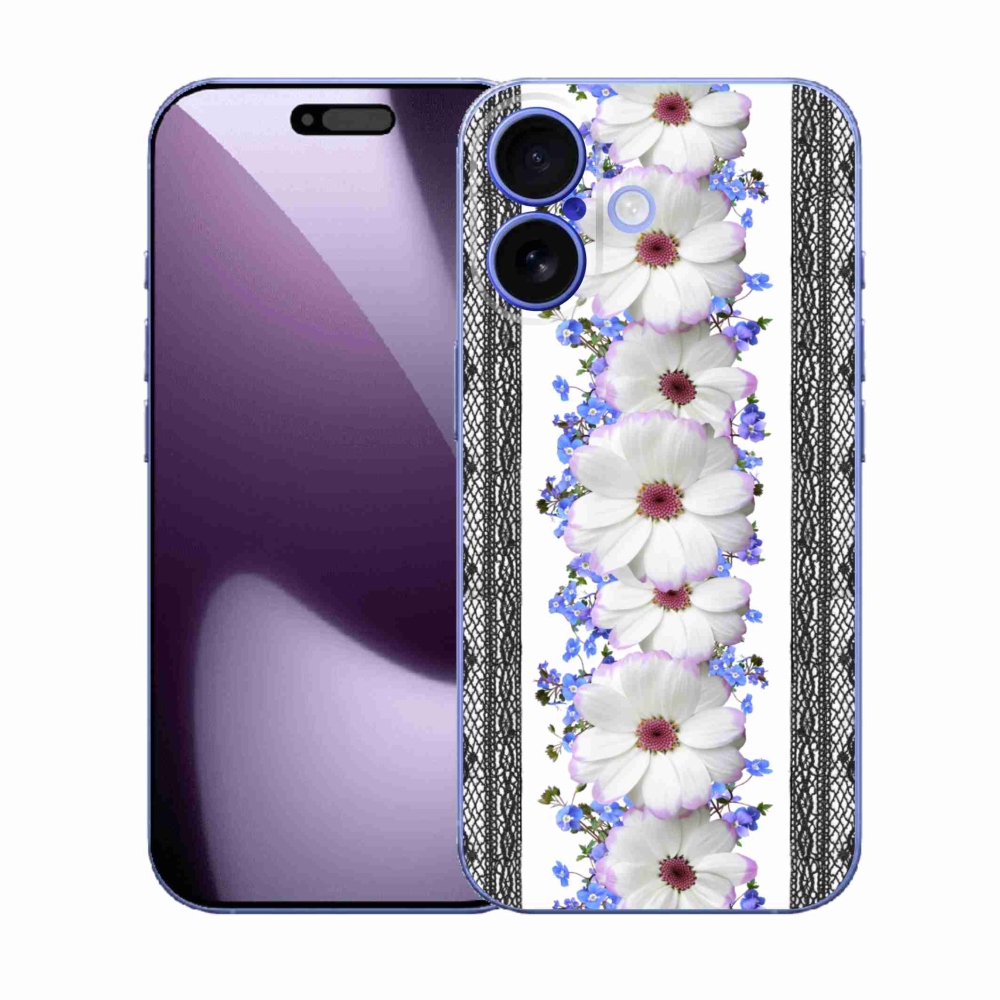 Gélový kryt mmCase na iPhone 17 - kvety 8