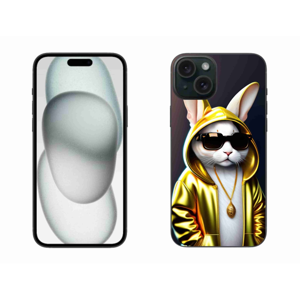 Gélový kryt mmCase na iPhone 15 Plus - mačka boss