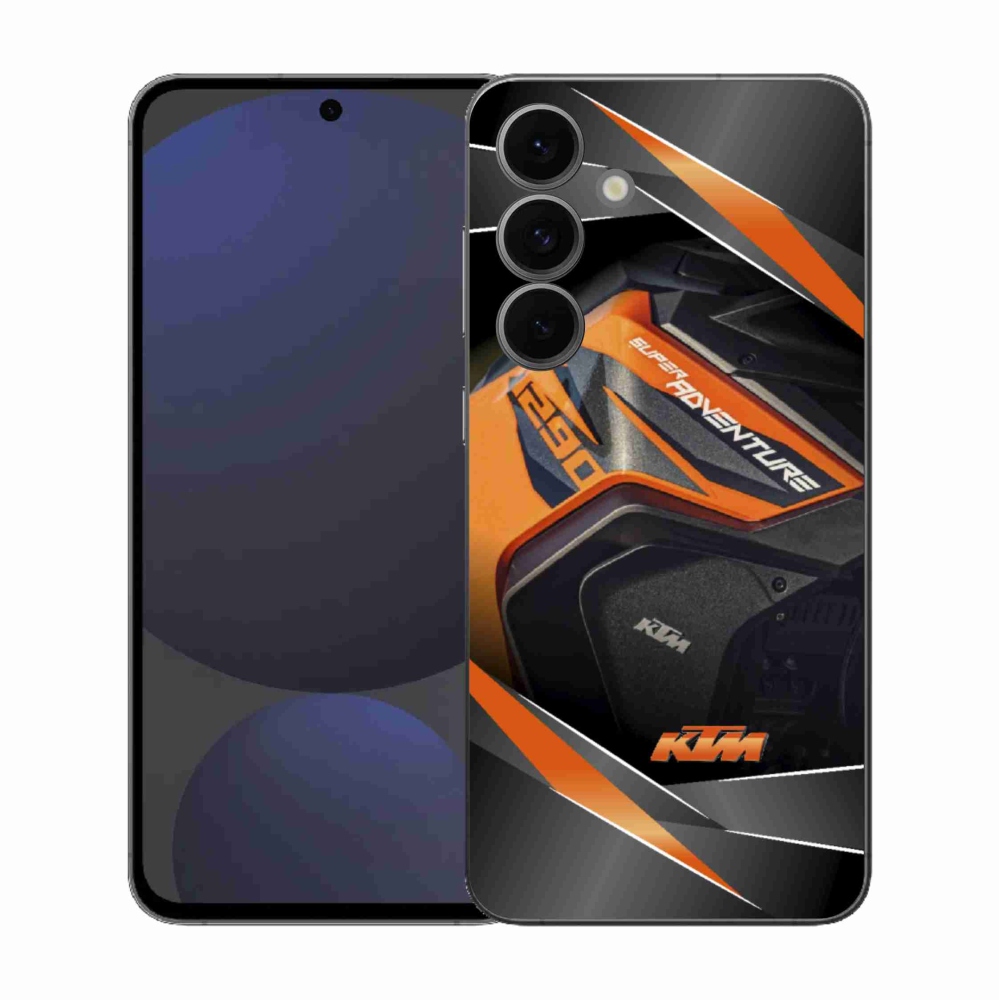 Gélový kryt mmCase na Samsung Galaxy S25 FE - motorka ktm