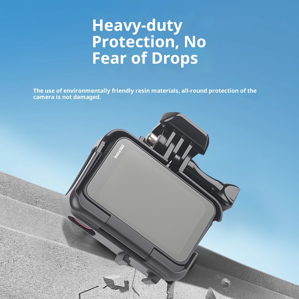 Ľahký ochranný rám s rýchloupínacou základňou pre Insta360 GO Ultra