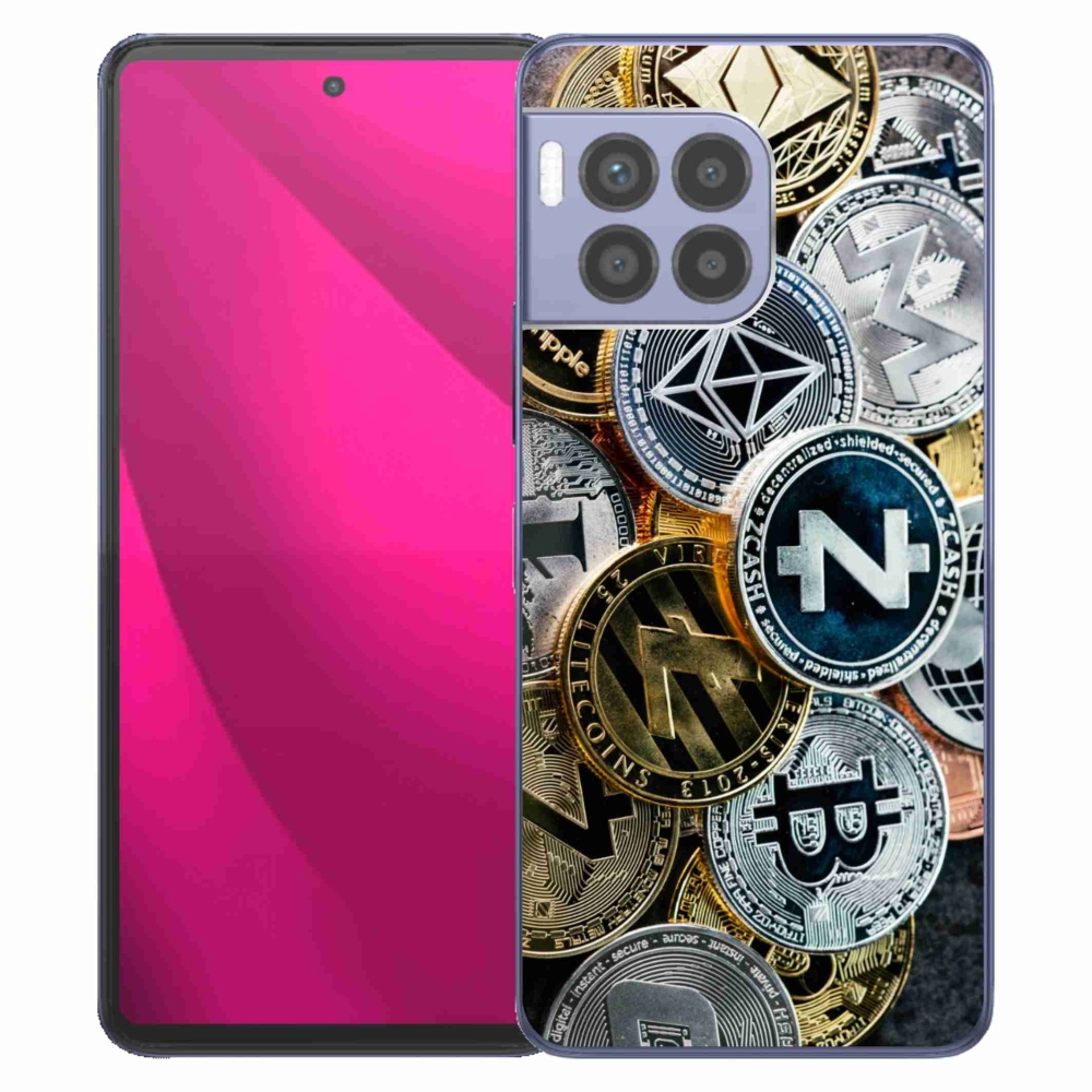 Gélový kryt mmCase na T-Mobile T Phone 2 Pro - kryptomeny