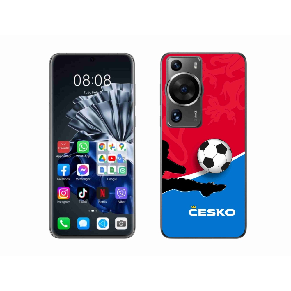 Gélový kryt mmCase na Huawei P60 Pro - futbal Česko 2