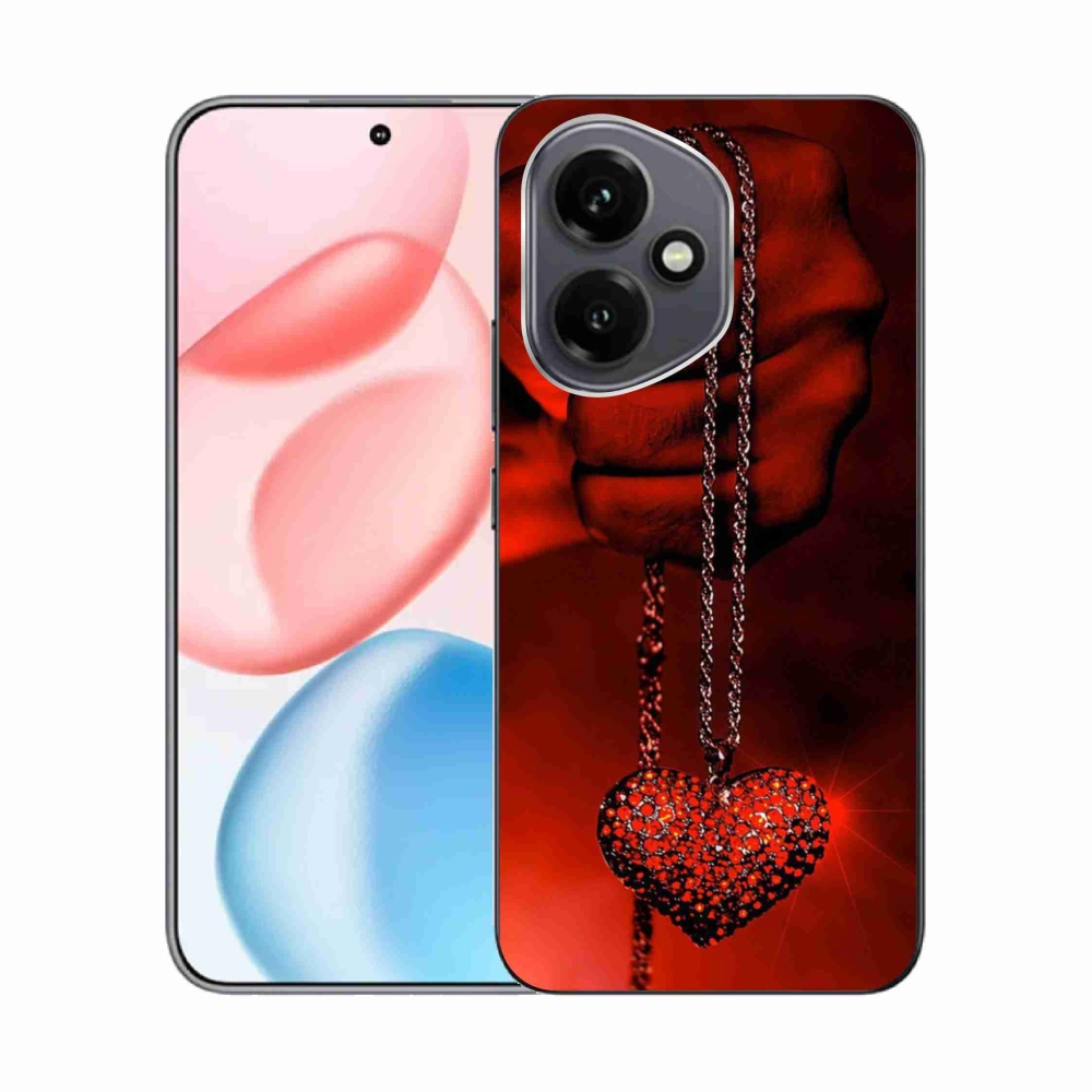 Gélový kryt mmCase na Honor 400 - náhrdelník