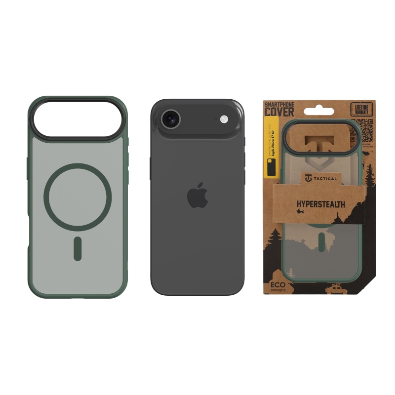 Taktický kryt MagForce Hyperstealth pre iPhone 17 Air Forest Green