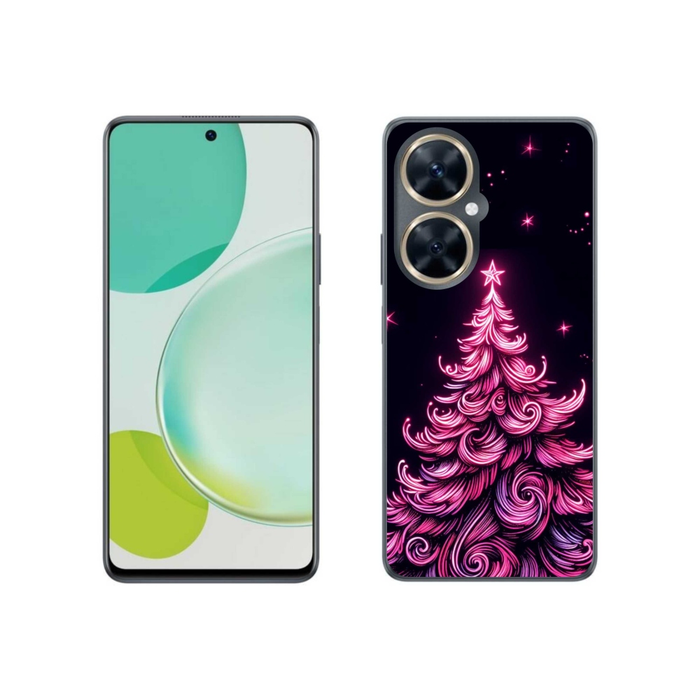 Gélový kryt mmCase na Huawei Nova 11i - neónový vianočný stromček 2