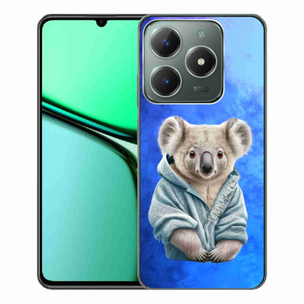 Gélový kryt mmCase na Realme C61 - koala vo svetri