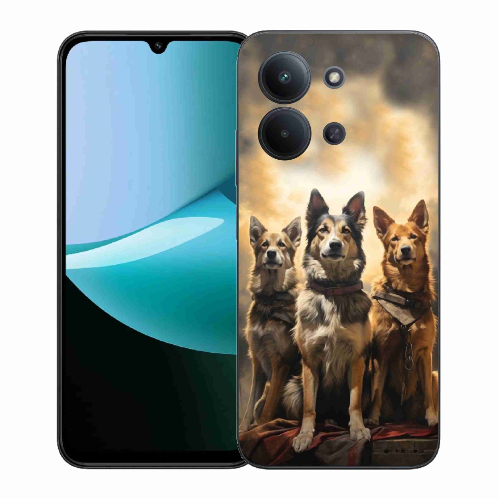 Gélový kryt mmCase na Xiaomi Redmi 15C 4G (171mm)/Poco C85 4G (171mm) - tri psy