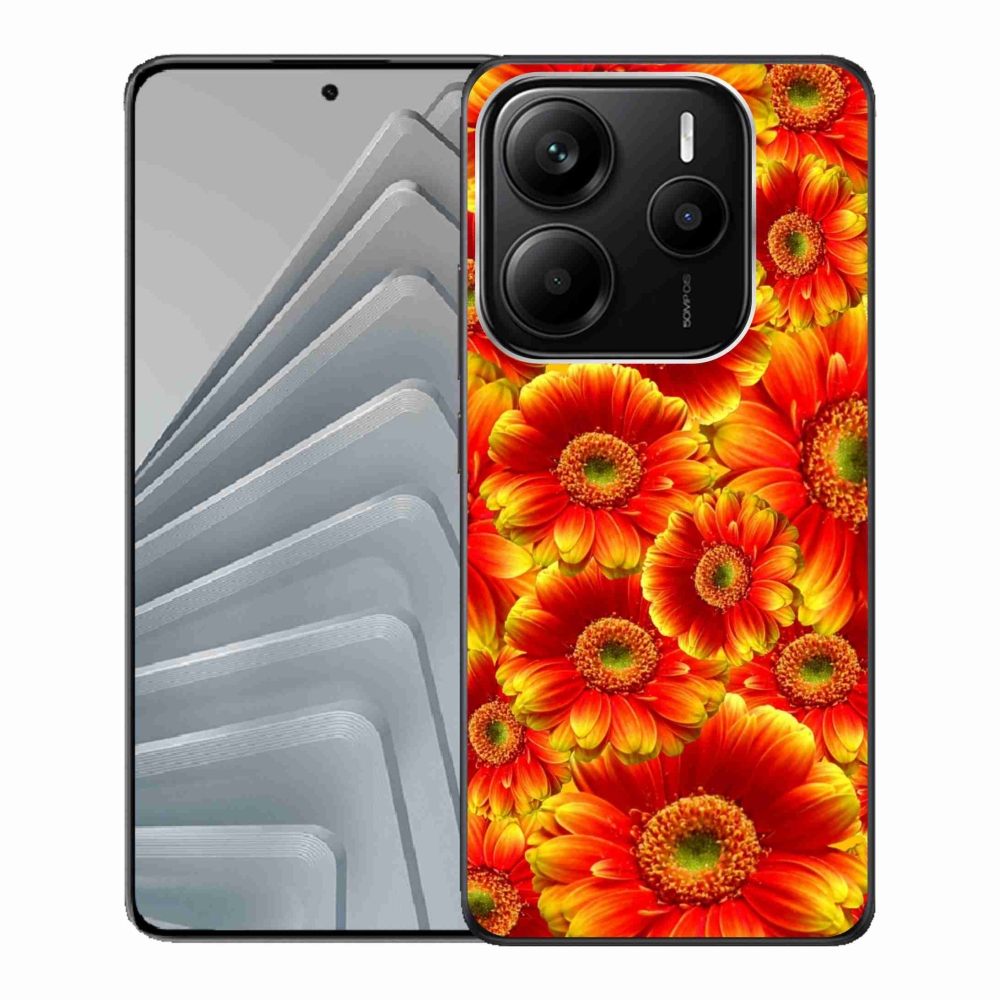 Gélový kryt mmCase na Xiaomi Redmi Note 14 5G - gerbera 1