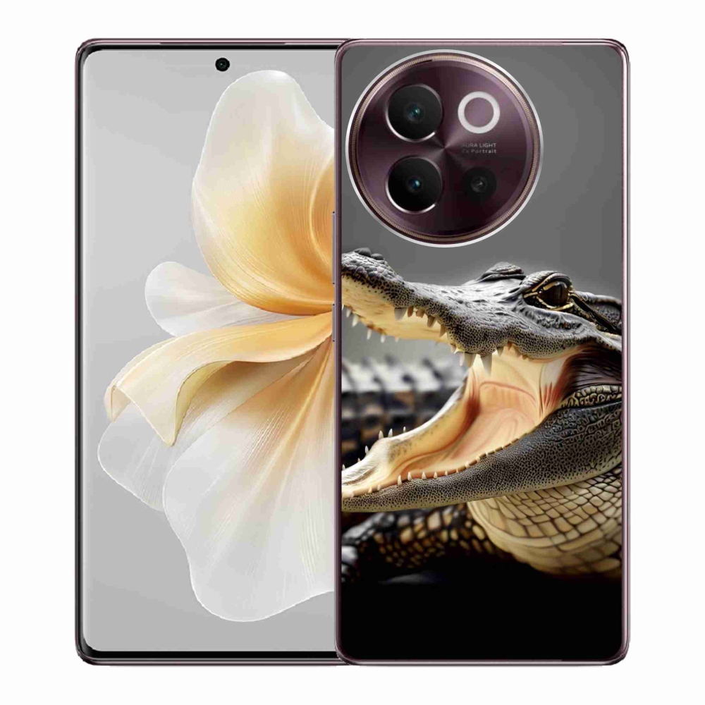 Gélový kryt mmCase na Vivo V40 Lite 5G - krokodíl