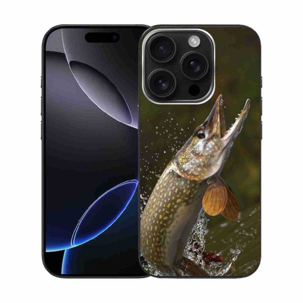 Gélový obal mmCase na iPhone 16 Pro - šťuka