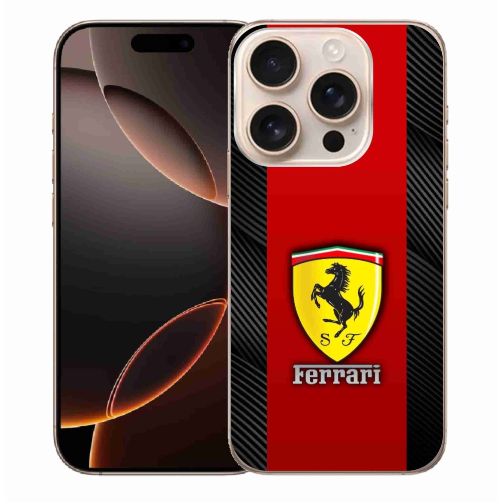 Gélový kryt mmCase na iPhone 16 Pro Max - ferrari