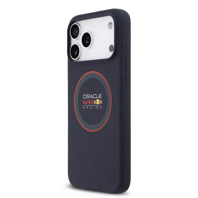 Red Bull Silikónový zadný kryt Red Ring MagSafe pre iPhone 17 Pro Max Navy