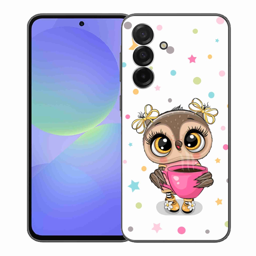 Gélový kryt mmCase na Samsung Galaxy A36 5G - kreslená sovička