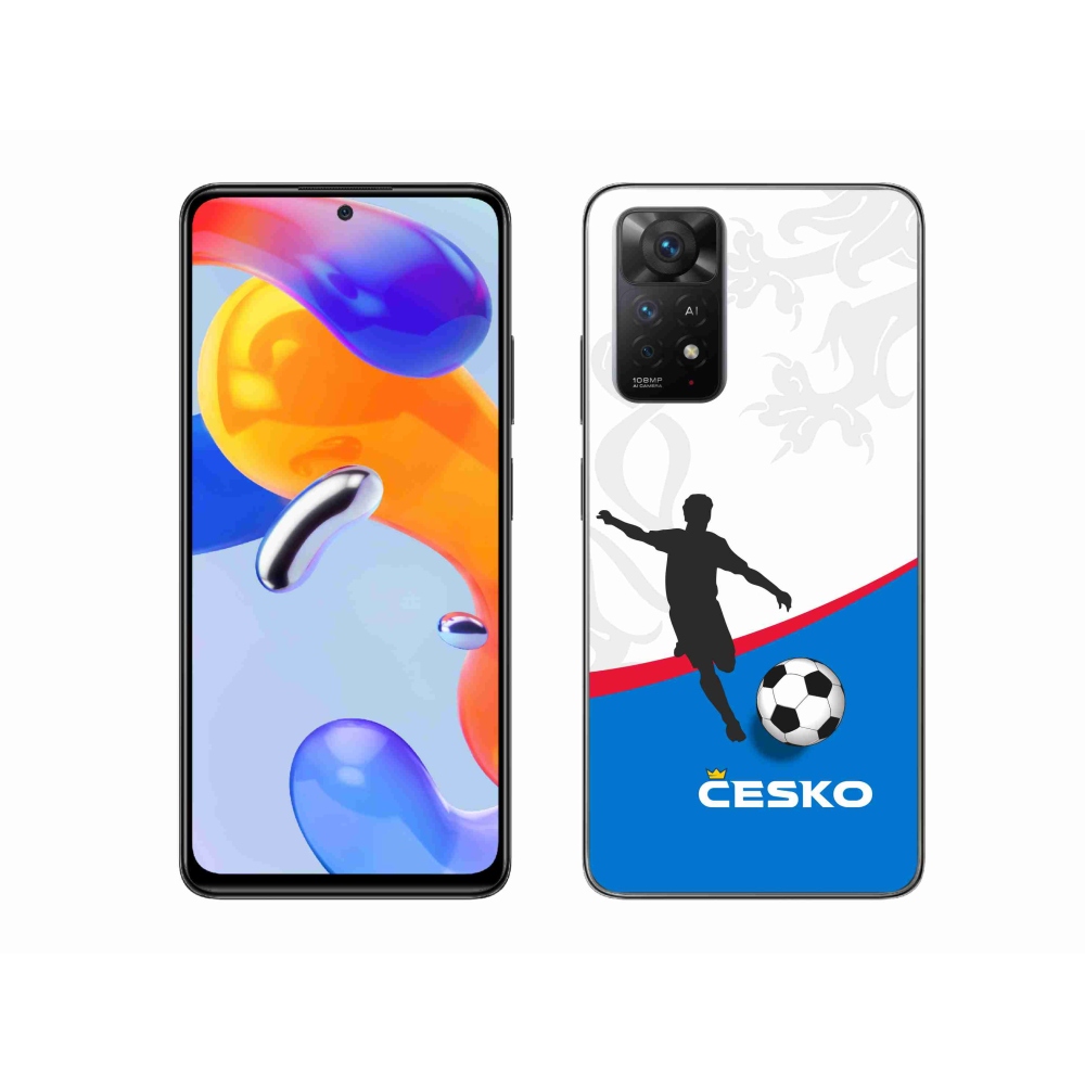 Gélový kryt mmCase na Xiaomi Redmi Note 11 Pro 4G/5G - futbal Česko 1