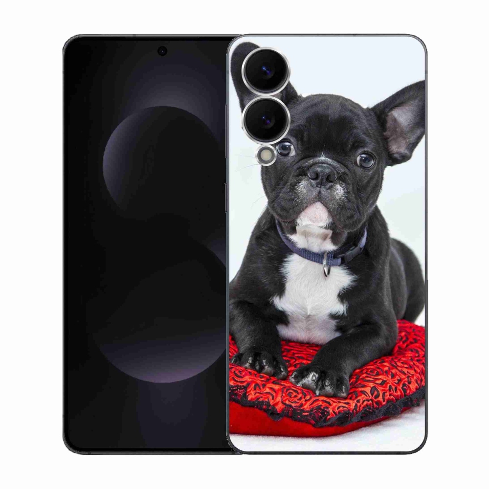 Gélový kryt mmCase na Samsung Galaxy S25 Edge - buldog