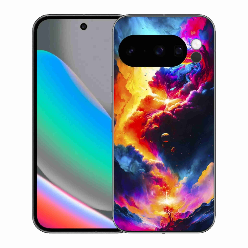 Gélový kryt mmCase na Google Pixel 10 Pro - abstraktný motív