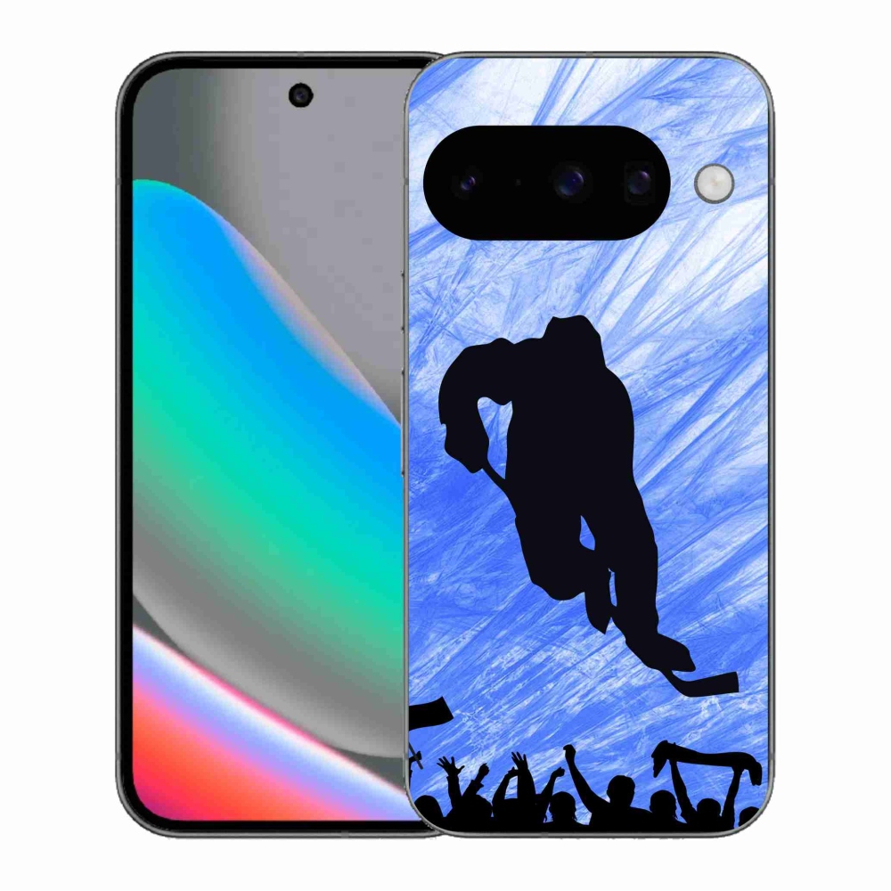 Gélový kryt mmCase na Google Pixel 10 - hokejový hráč