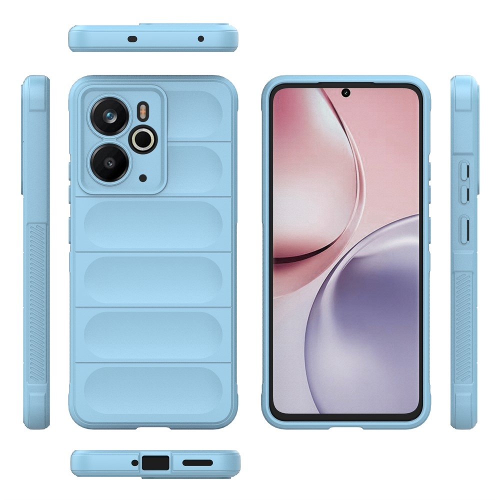 Rugg odolný gélový obal na Realme 14 5G - svetlomodrý