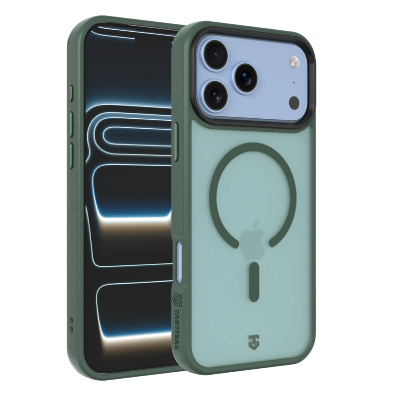 Tactical MagForce Hypersand puzdro pre Apple iPhone 18 Pro/17 Pro v farbe Forest Green
