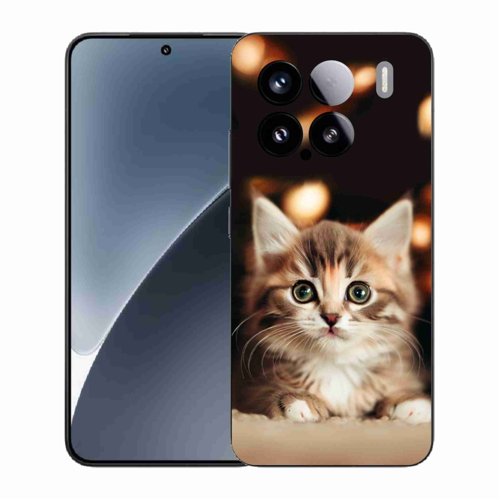 Gélový kryt mmCase na Xiaomi 15 - roztomilé mačiatko 2