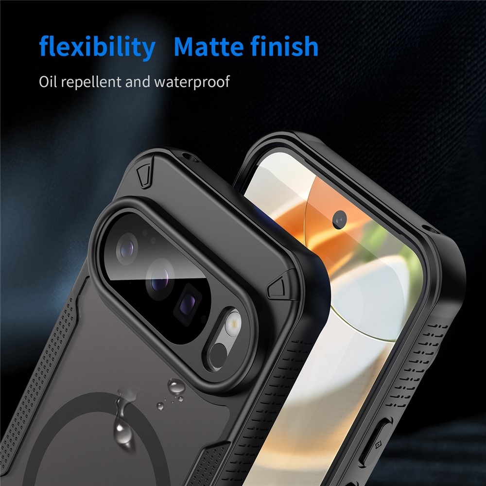 Froste odolný kryt s MagSafe na Google Pixel 10 Pro - čierny