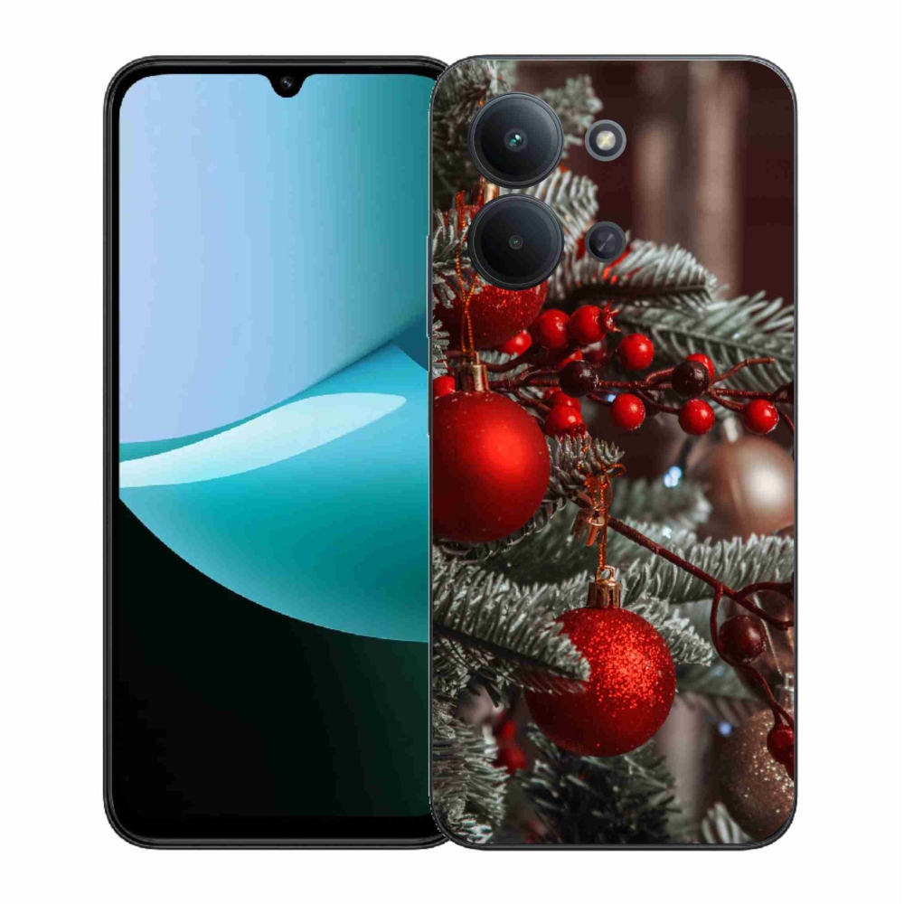 Gélový kryt mmCase na Xiaomi Redmi 15C 4G (171mm)/Poco C85 4G (171mm) - vianočné ozdoby 2