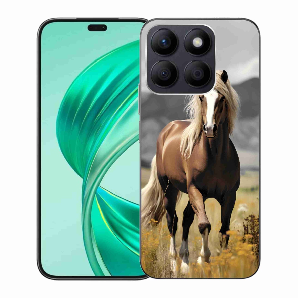 Gélový kryt mmCase na Honor X8b - hnedý kôň 1