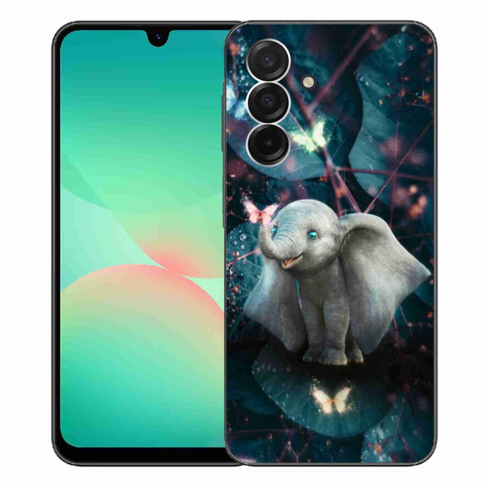 Gélový kryt mmCase na Samsung Galaxy A26 5G - roztomilý slon