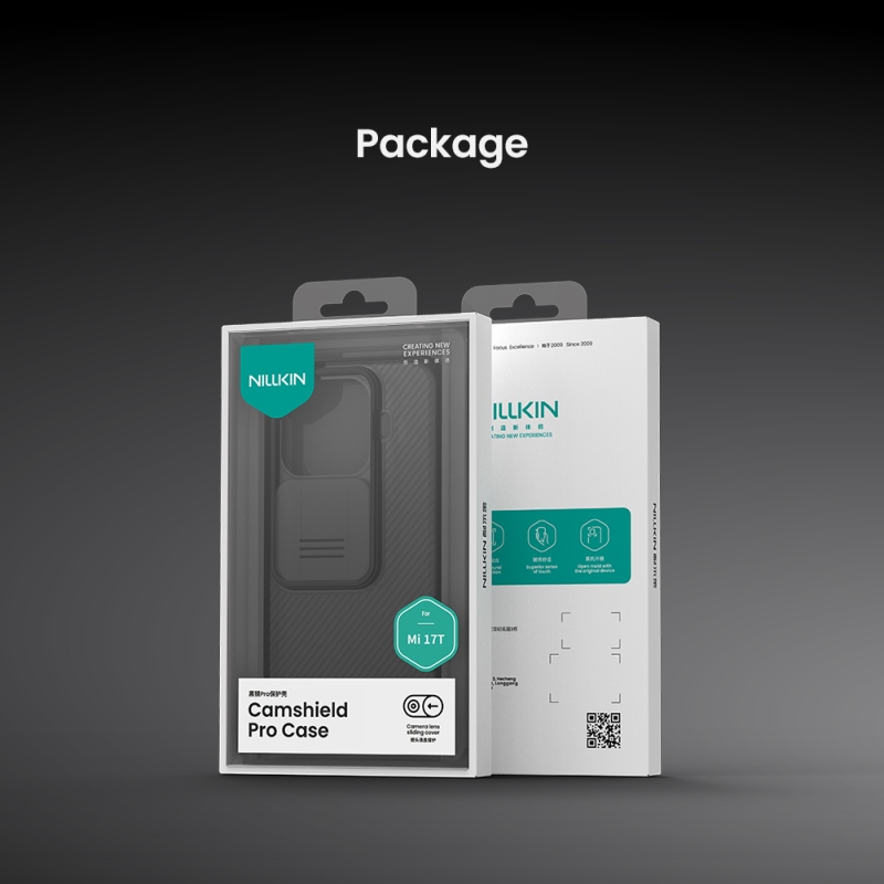 Nillkin CamShield PRO zadný kryt pre Xiaomi 17T, čierny