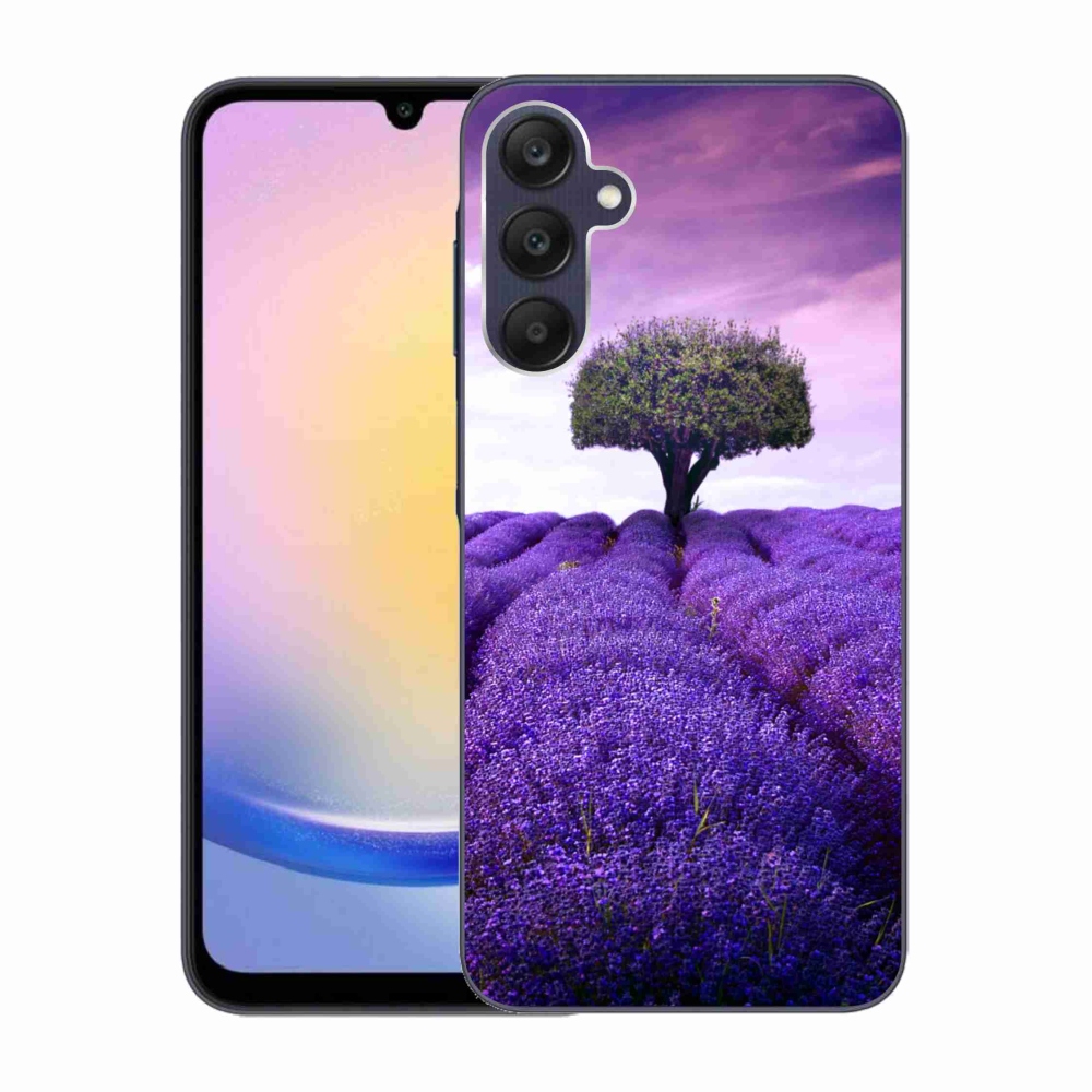 Gélový kryt mmCase na Samsung Galaxy A25 5G - levanduľová lúka