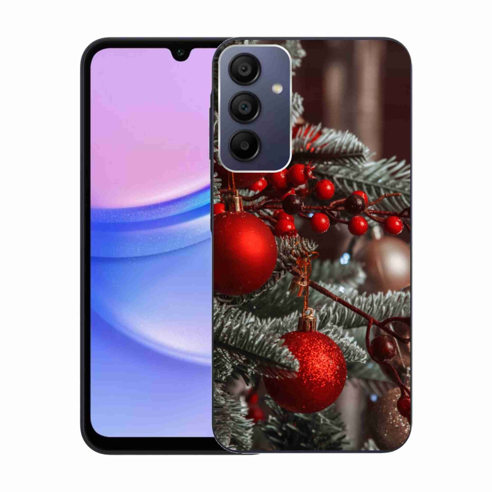 Gélový kryt mmCase na Samsung Galaxy A15 4G/5G - vianočné ozdoby 2