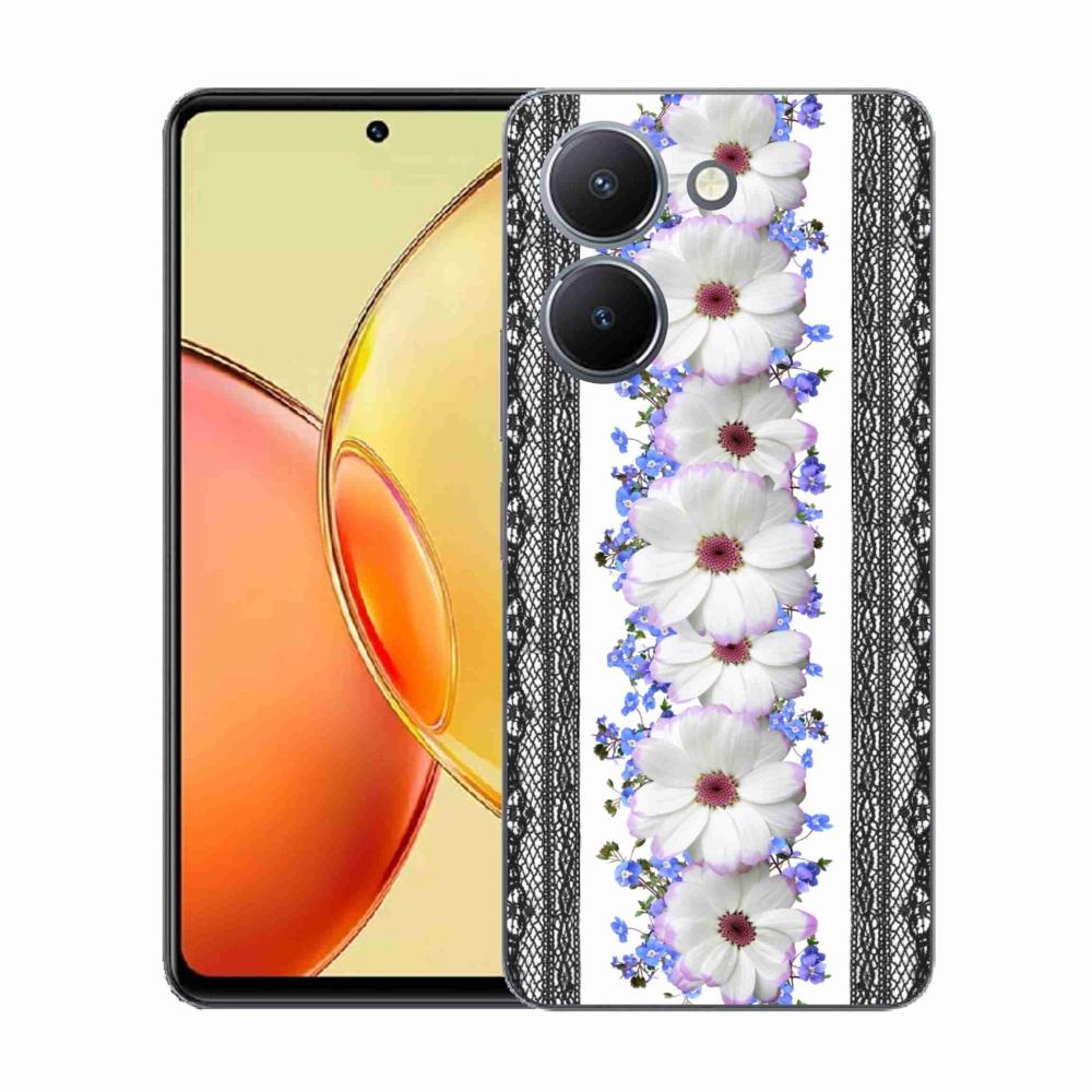 Gélový kryt mmCase na Vivo Y36 - kvety 8