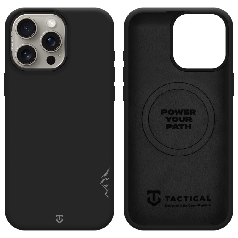 Tactical MagForce Velvet Smoothie 2.0 – puzdro pre Apple iPhone 15 Pro Max v farbe Asphalt