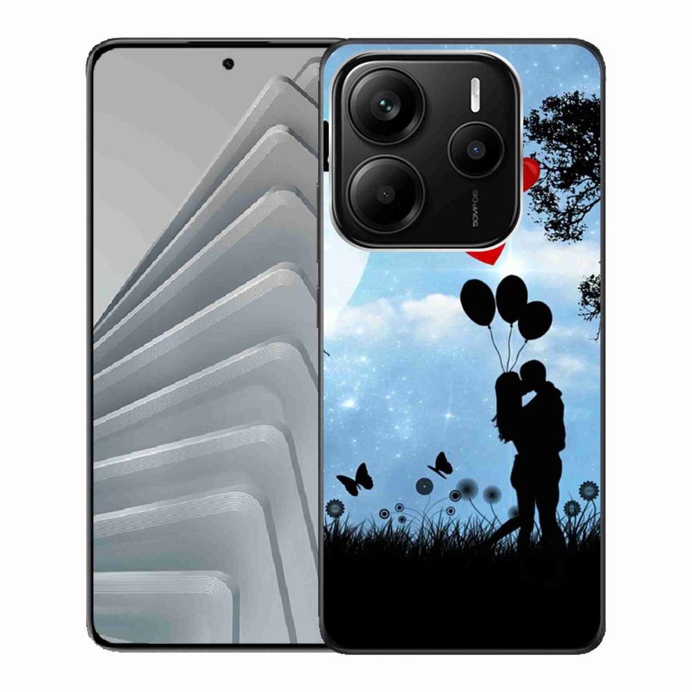 Gélový kryt mmCase na Xiaomi Redmi Note 14 5G - zamilovaný pár