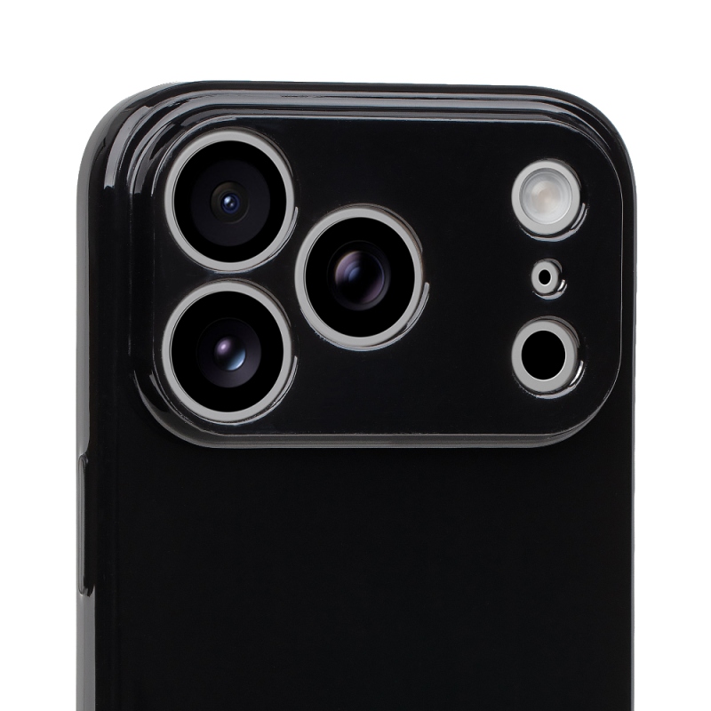 OBAL:ME Lesklé puzdro pre Apple iPhone 18 Pro, čierne