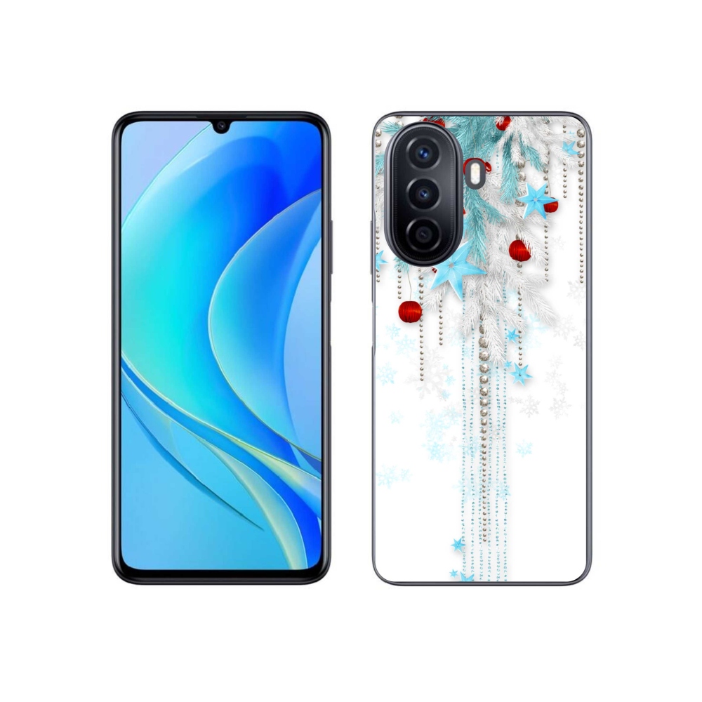 Gélový kryt mmCase na Huawei Nova Y70 - vianočné ozdoby