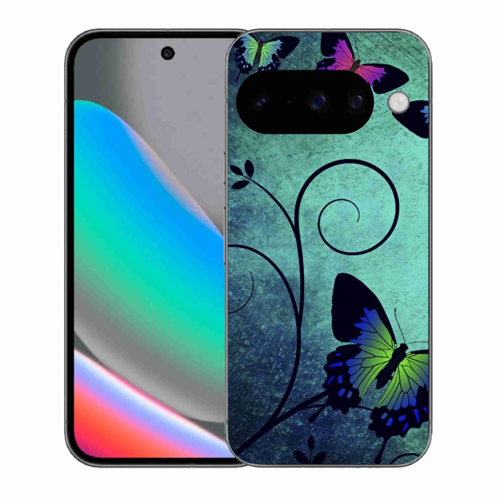 Gélový kryt mmCase na Google Pixel 10 - farební motýle