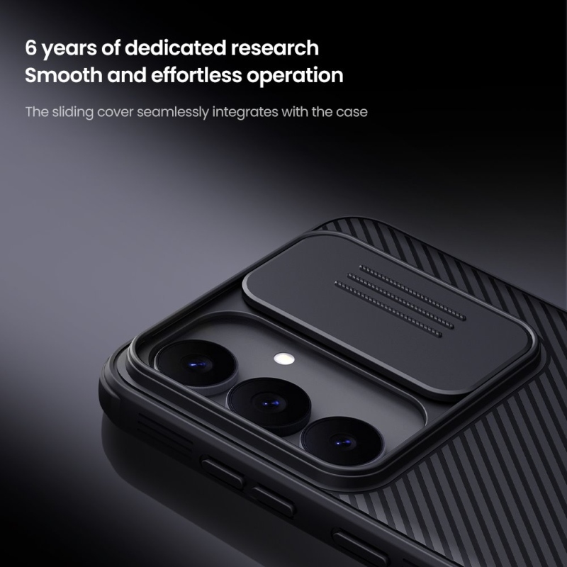 Nillkin CamShield PRO Magnetický zadný kryt pre Samsung Galaxy S25 FE Black
