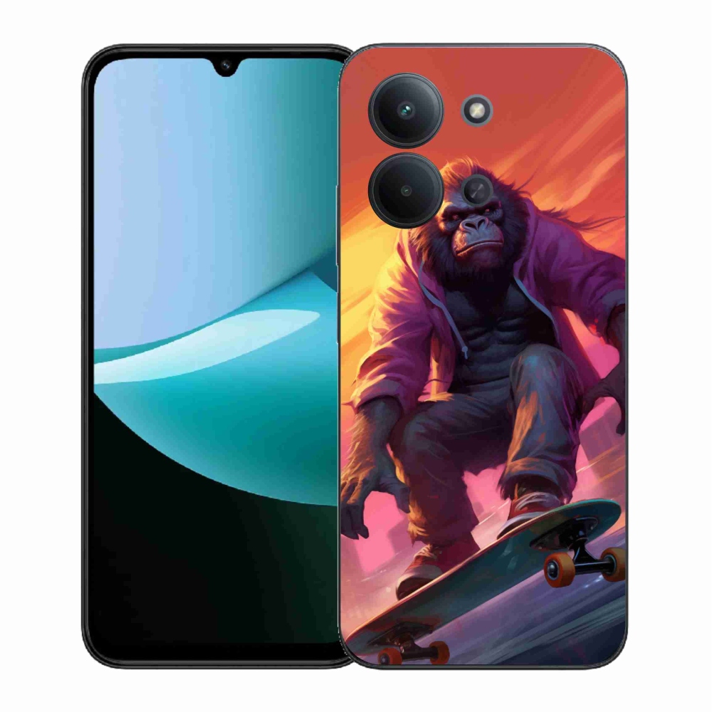 Gélový kryt mmCase na Xiaomi Redmi 15C 4G (171mm)/Poco C85 4G (171mm) - gorila na skateboarde