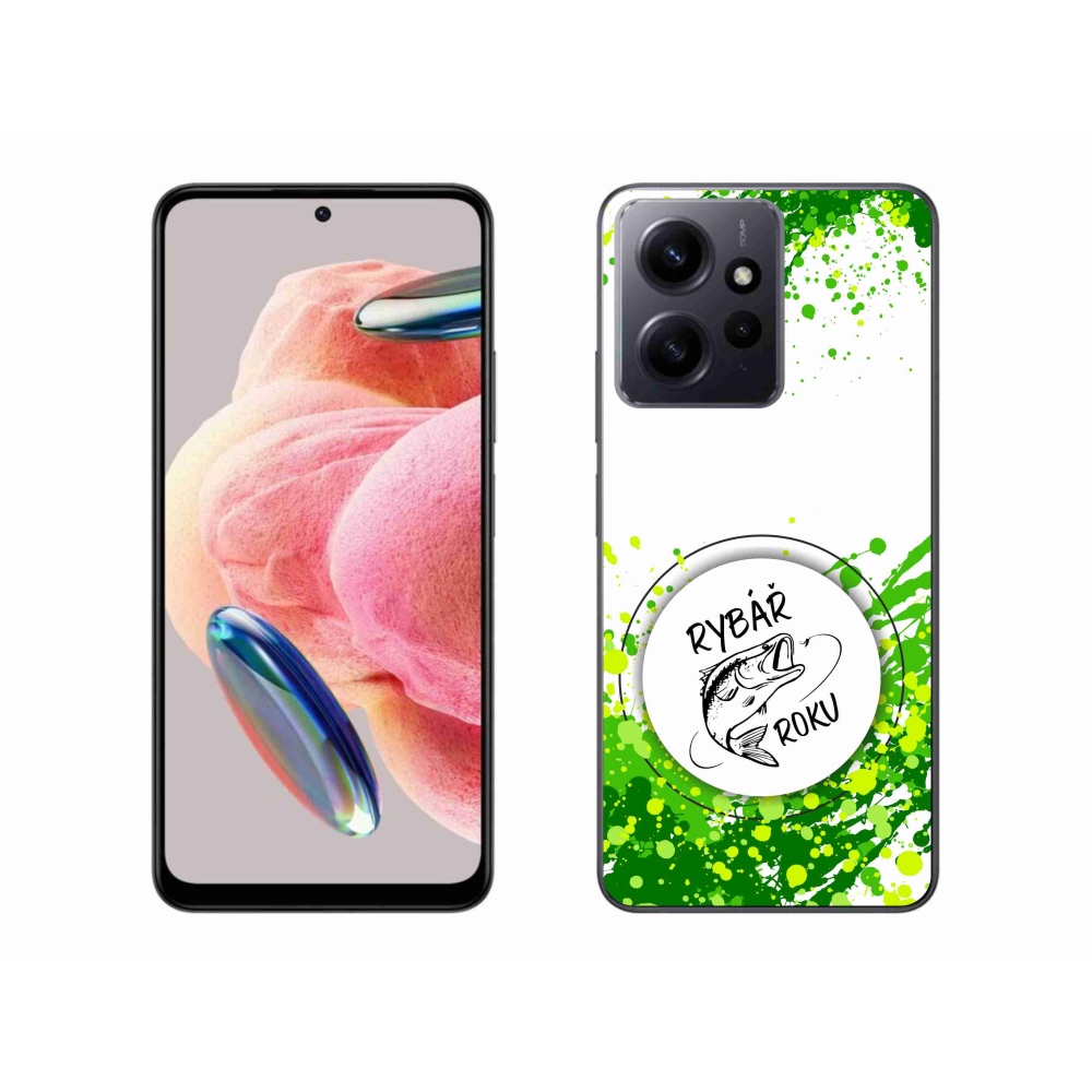 Gélový kryt mmCase na Xiaomi Redmi Note 12 4G - rybár roka biele pozadie