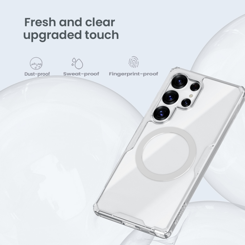 Nillkin Nature TPU PRO Magnetic Kryt pre Samsung Galaxy S25 Ultra Transparent