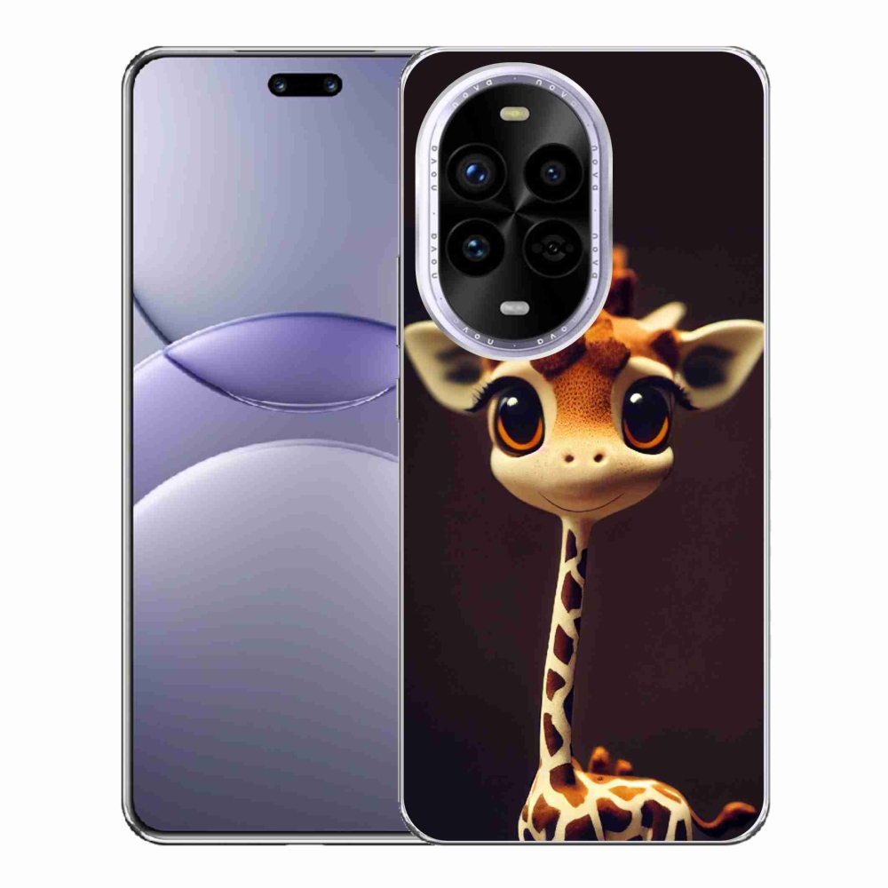 Gélový kryt mmCase na Huawei Nova 13 Pro 5G - malá žirafa