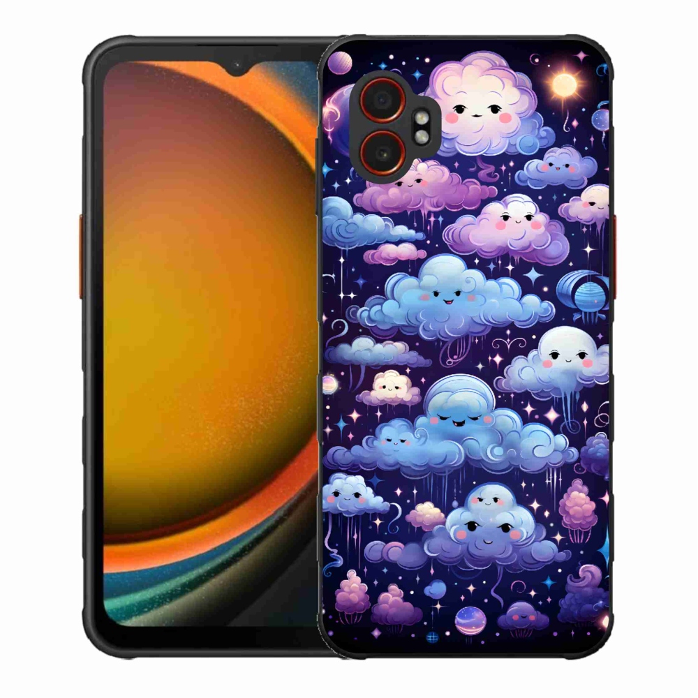 Gélový kryt mmCase na Samsung Galaxy Xcover 7 Pro - mráčiky