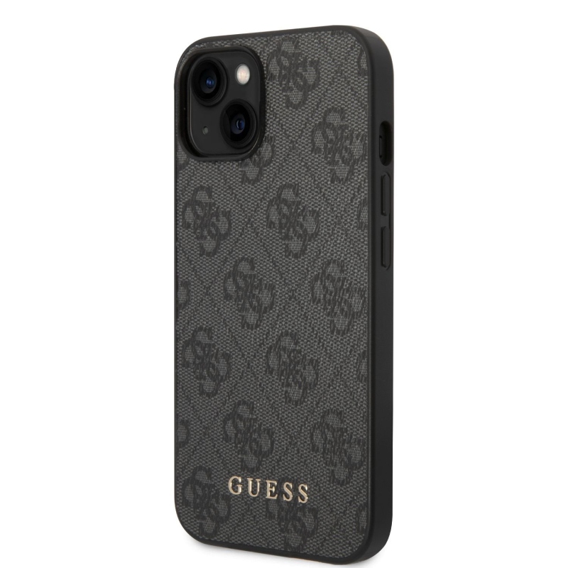 Guess 4G Zadný Kryt pre iPhone 14 Brown