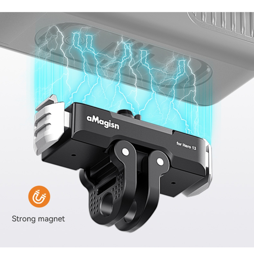 AMAGISN magnetický rýchloupínací držiak s kovovou základňou pre GoPro Hero13