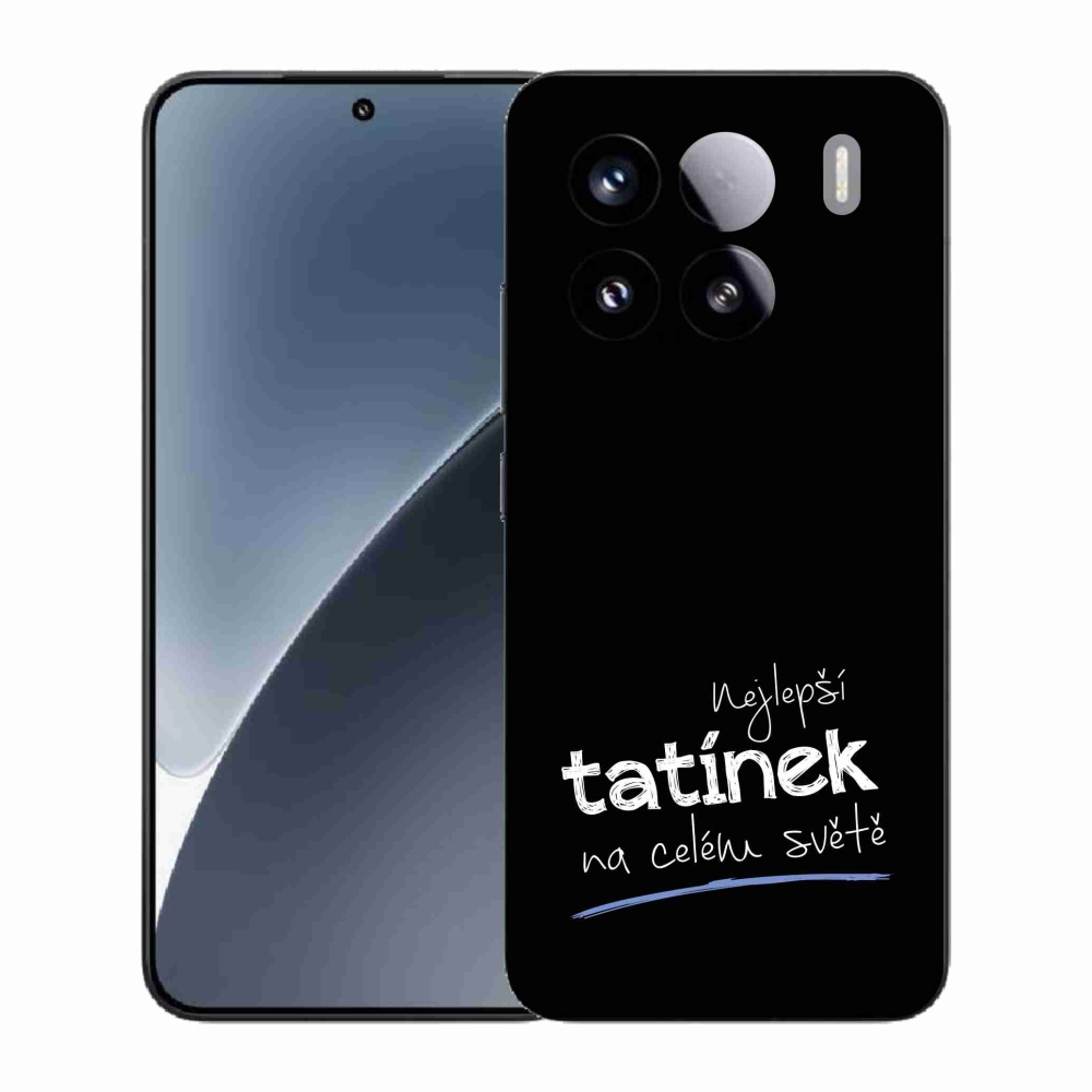Gélový kryt mmCase na Xiaomi 15 - najlepší otecko 4 čierne pozadie
