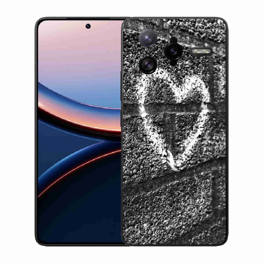 Gélový kryt mmCase na Xiaomi Poco F7 Ultra - srdce na stene