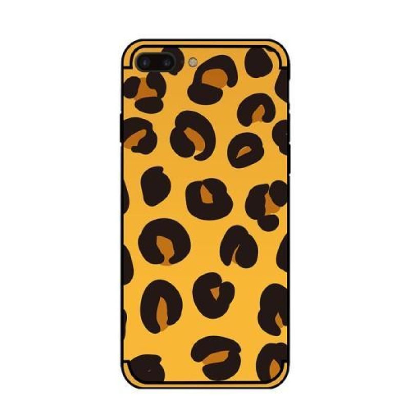 Jungle gélový obal s motívom na iPhone 8 Plus a iPhone 7 Plus - leopard