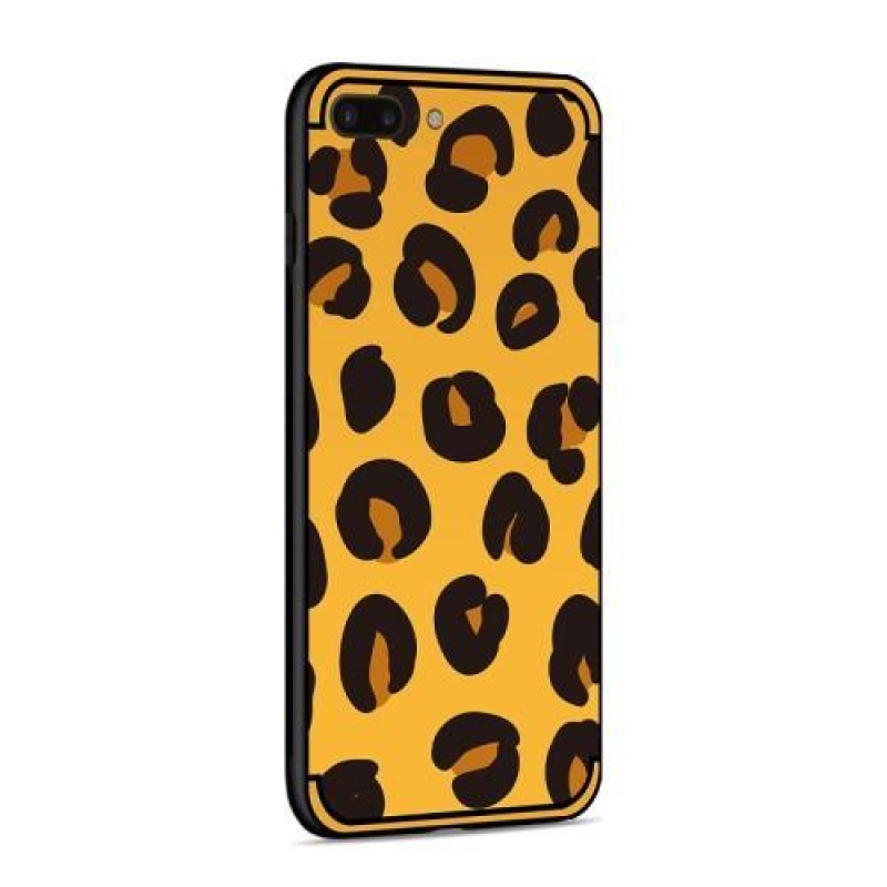 Jungle gélový obal s motívom na iPhone 8 Plus a iPhone 7 Plus - leopard