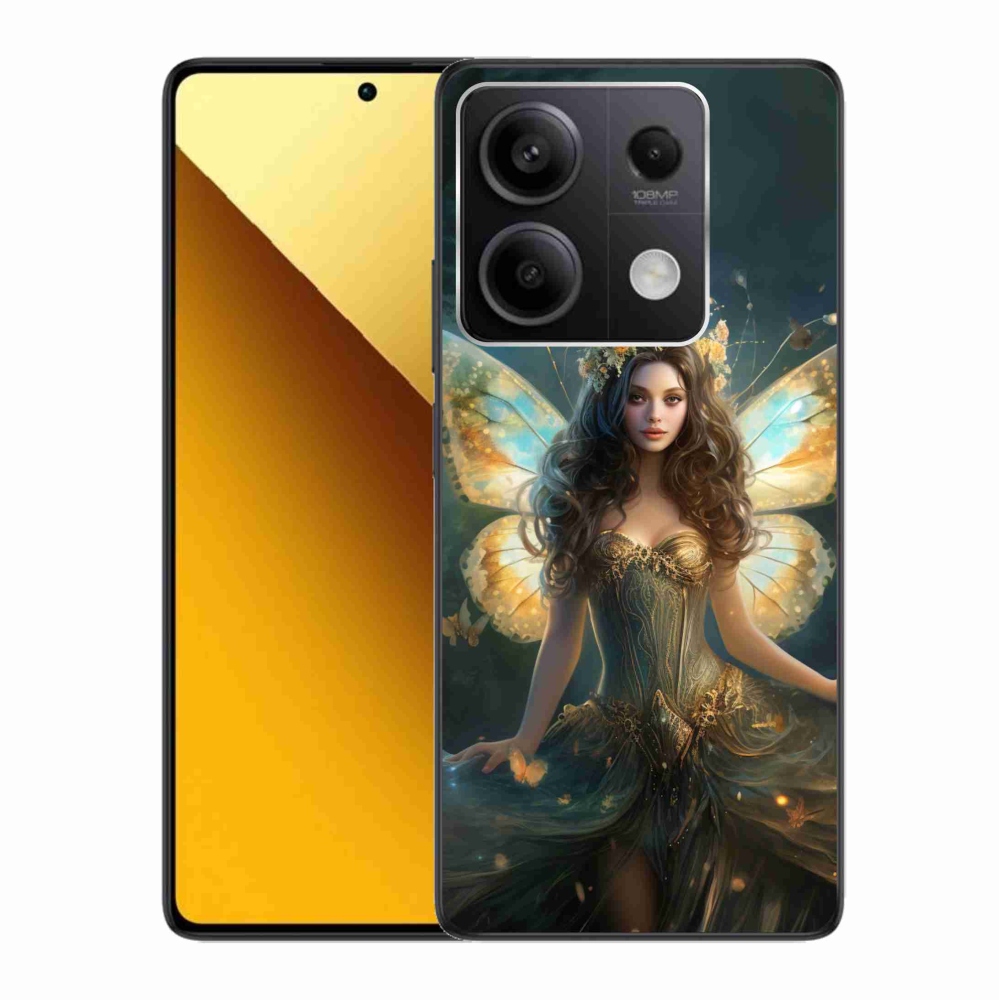 Gélový kryt mmCase na Xiaomi Redmi Note 13 5G - motýlia žena